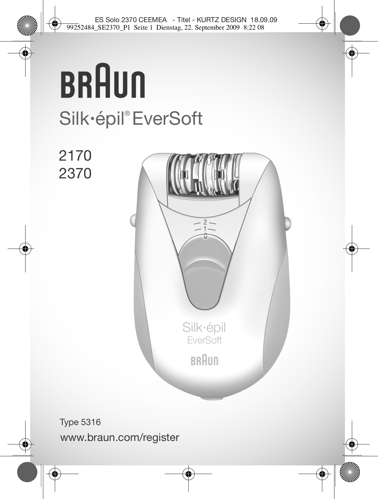 Braun SE 2370 User Manual