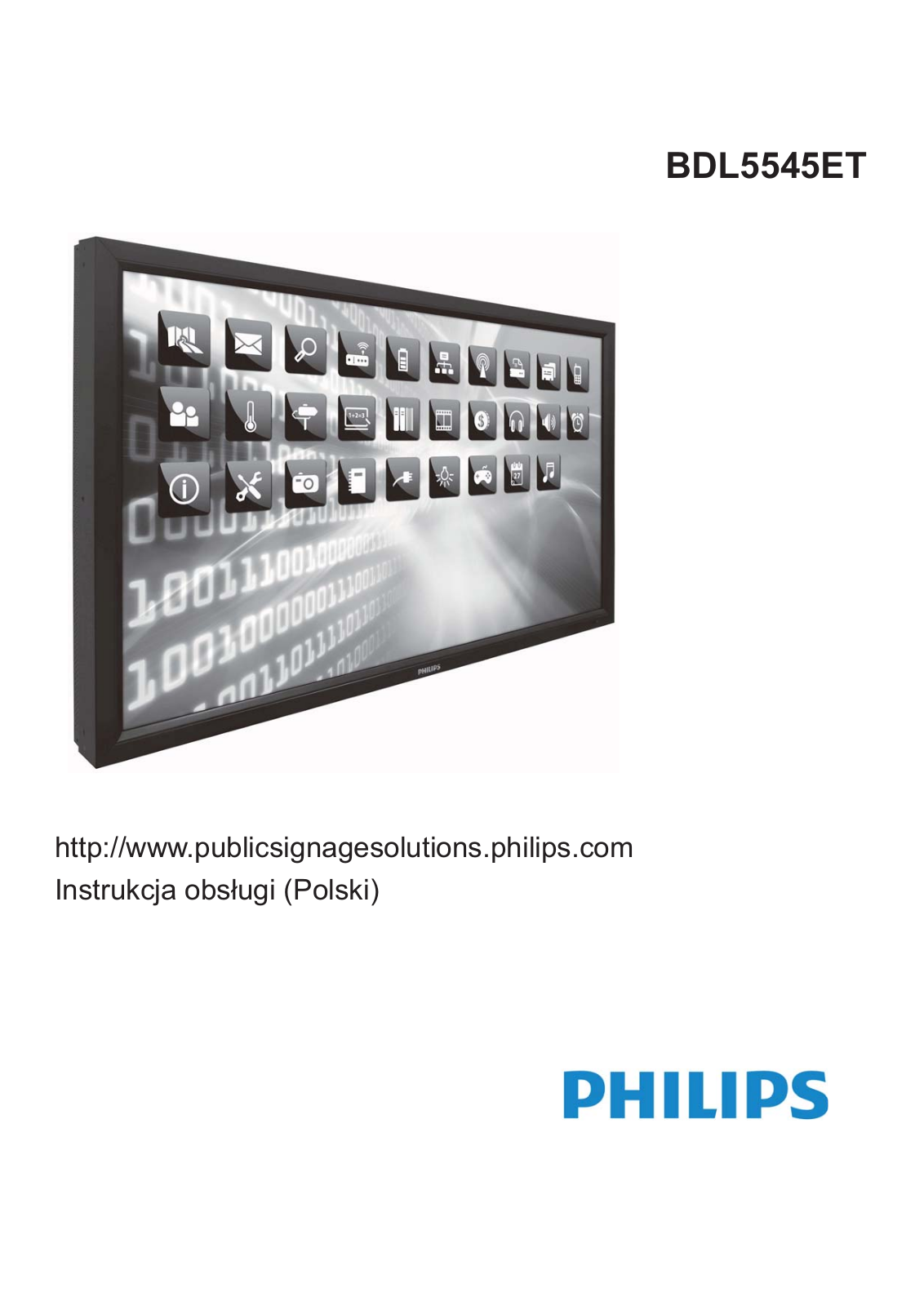 Philips BDL5545ET User Manual