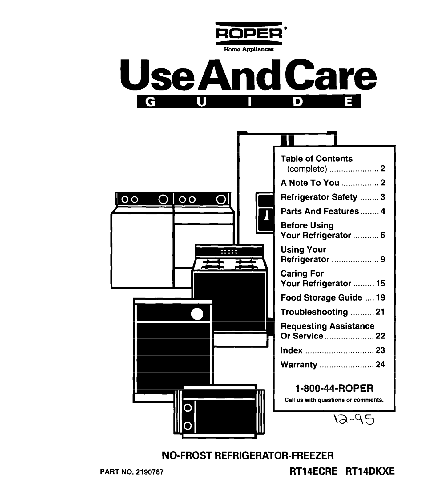 Whirlpool RT14ECRE, RT14DKXE User Manual - ManualMachine.com
