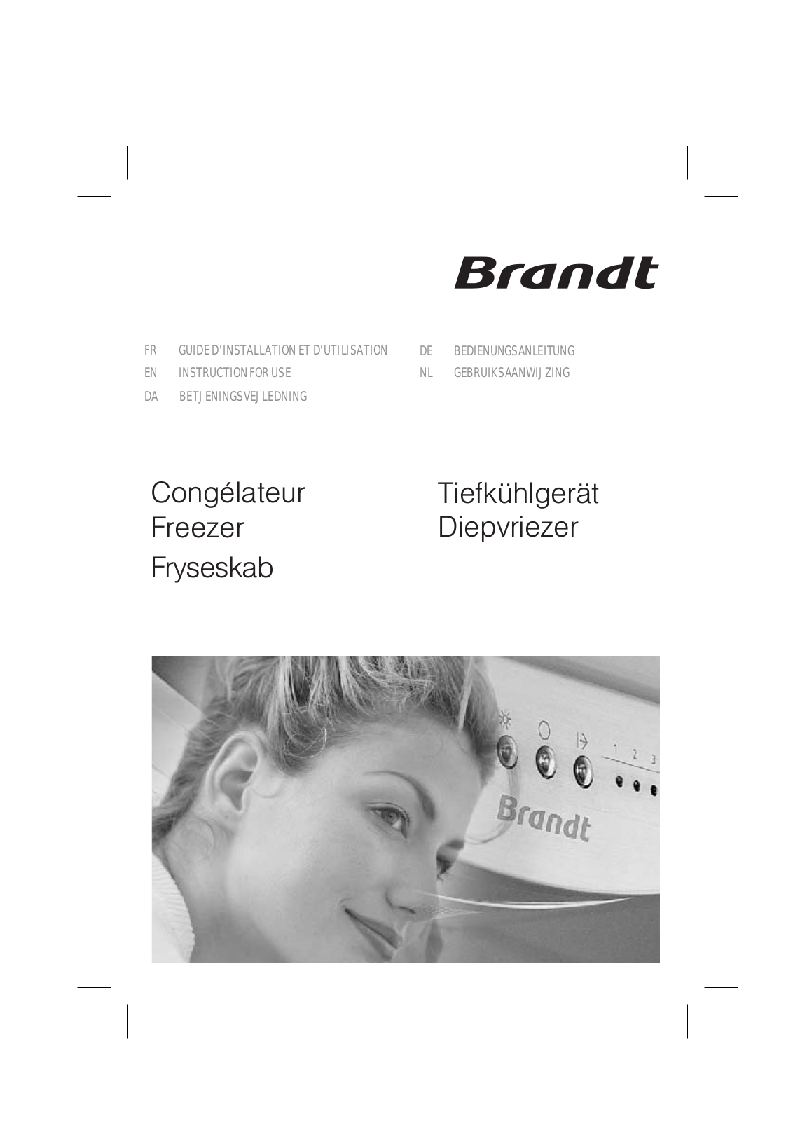 Brandt BFU112SW User Manual