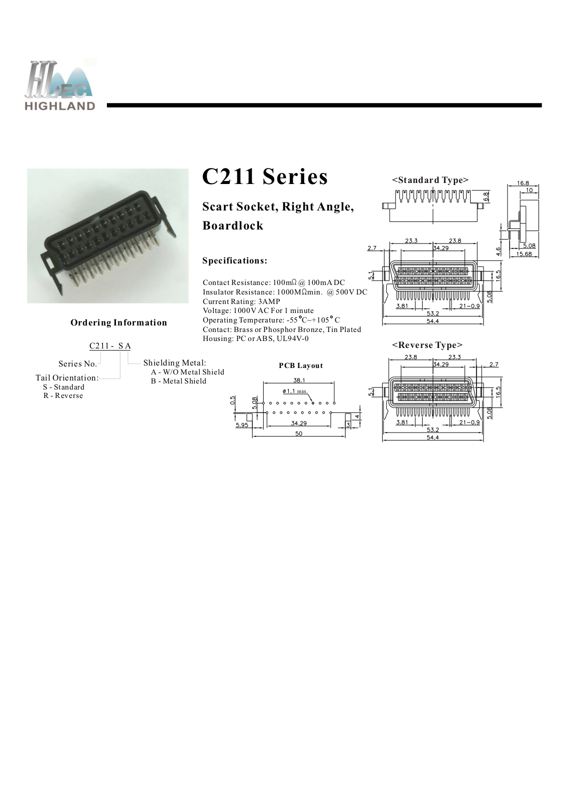 Rainbow Electronics C211 User Manual