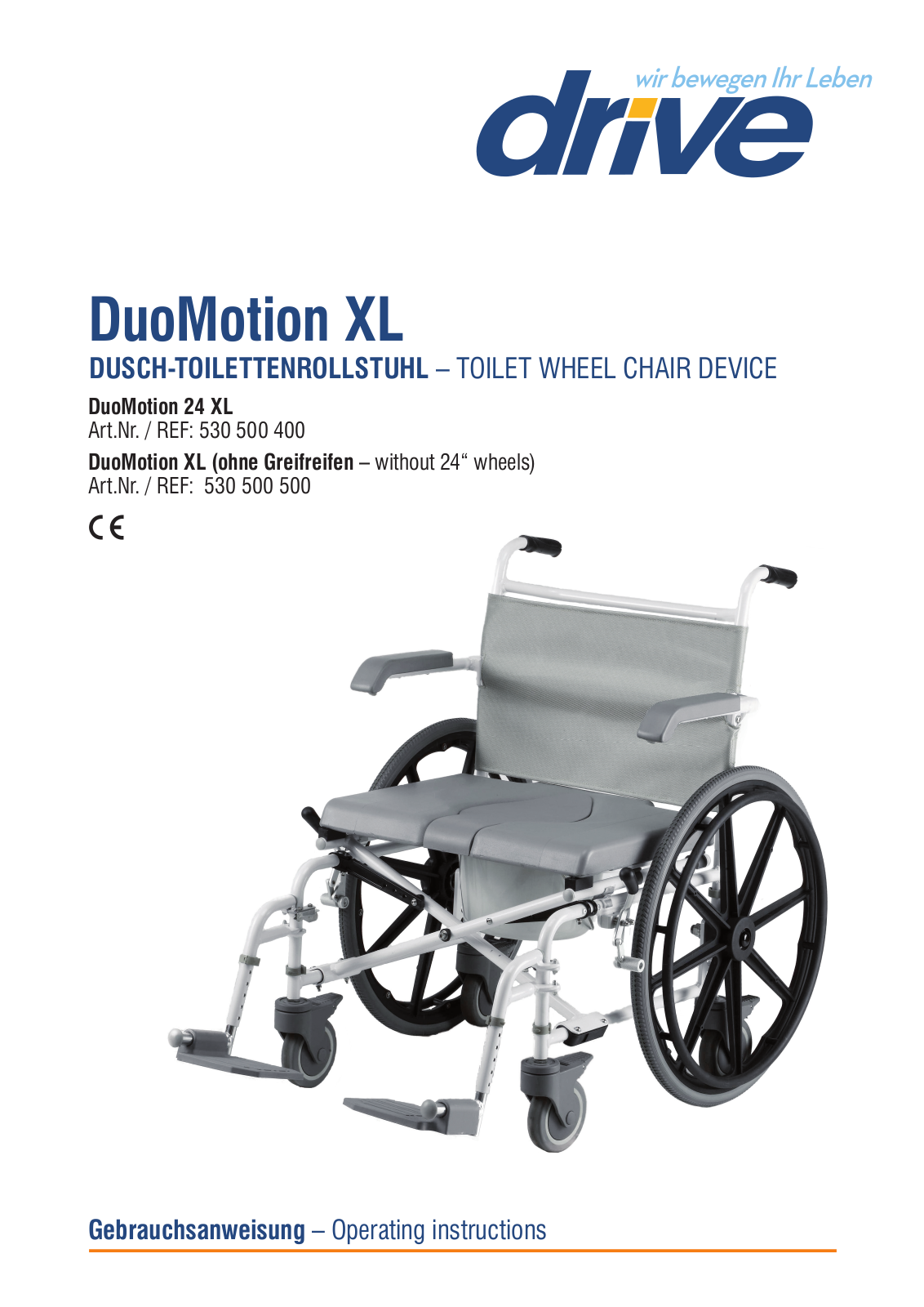 Drive DuoMotion 24 XL, DuoMotion XL Operating Instructions Manual