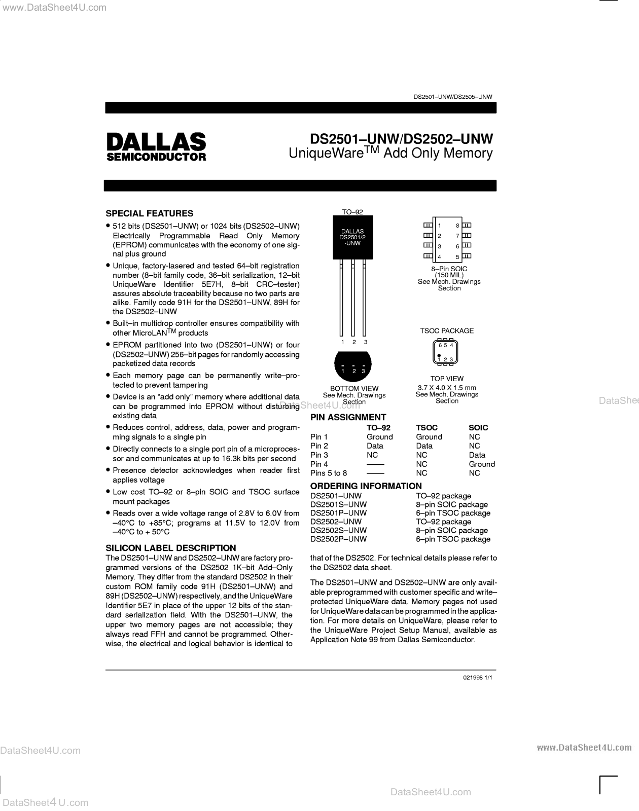 Dell DS2501, DS2502 Schematics