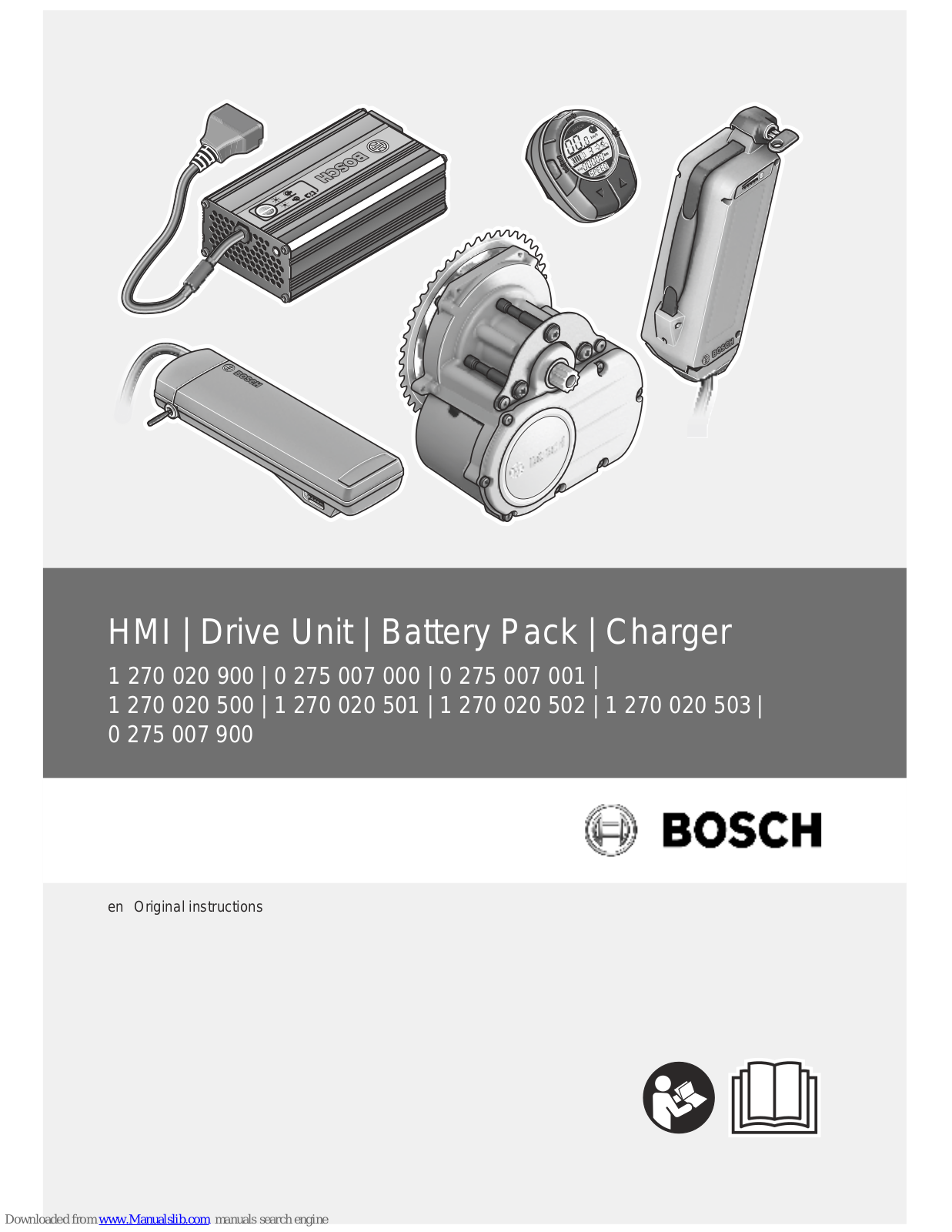 Bosch 1 270 020 900, 0 275 007 000, 1 270 020 500, 1 270 020 501, 1 270 020 502 User Manual