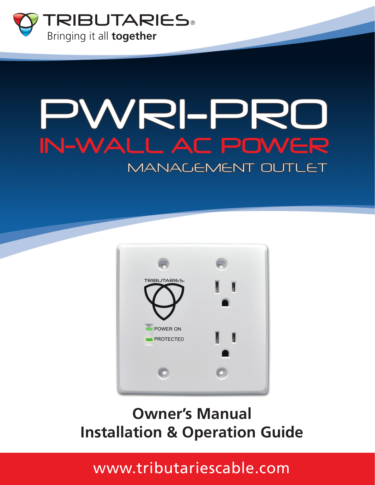 Tributaries PWRI-PRO User Manual - ManualMachine.com