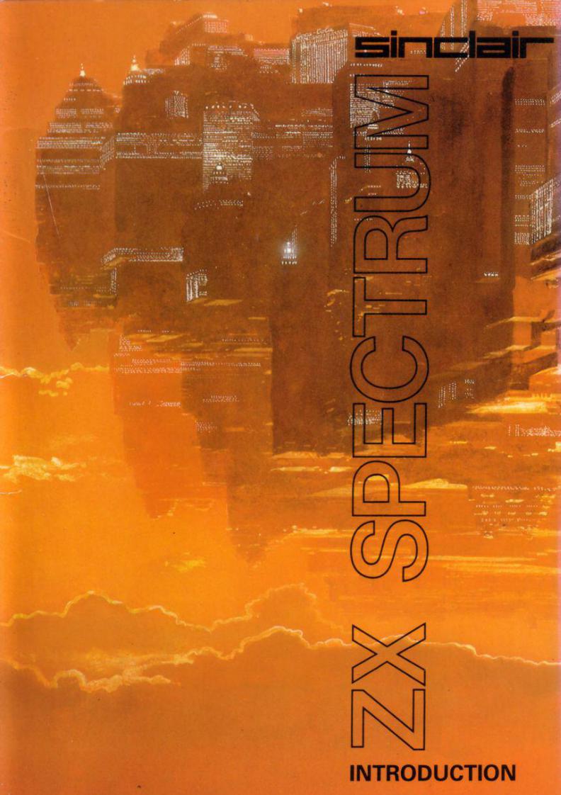 SINCLAIR ZX Spectrum User Manual