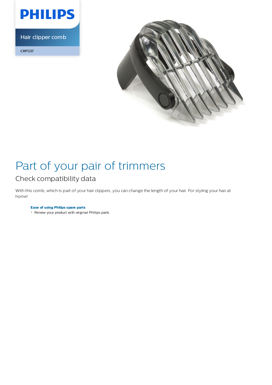 Philips CRP337/01 leaflet - ManualMachine.com