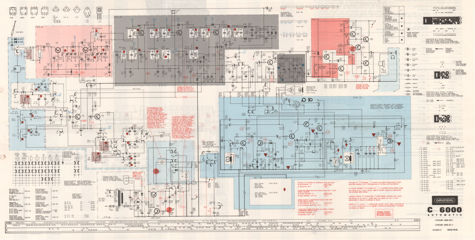 Grundig C-6000-AUTOMATIC Schematic