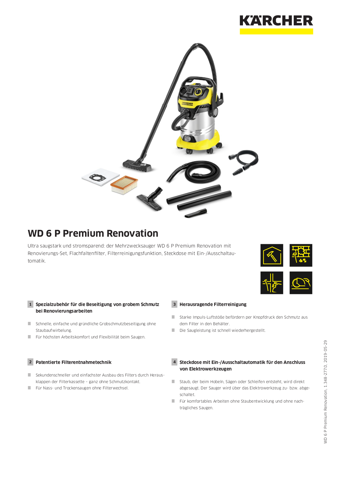 Kärcher WD 6 P Premium Renovation User Manual