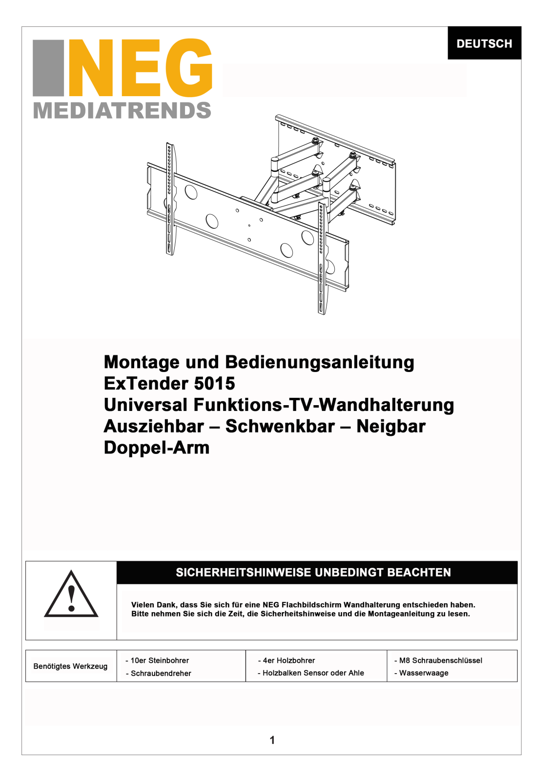 NEG ExTender 5015 User Manual