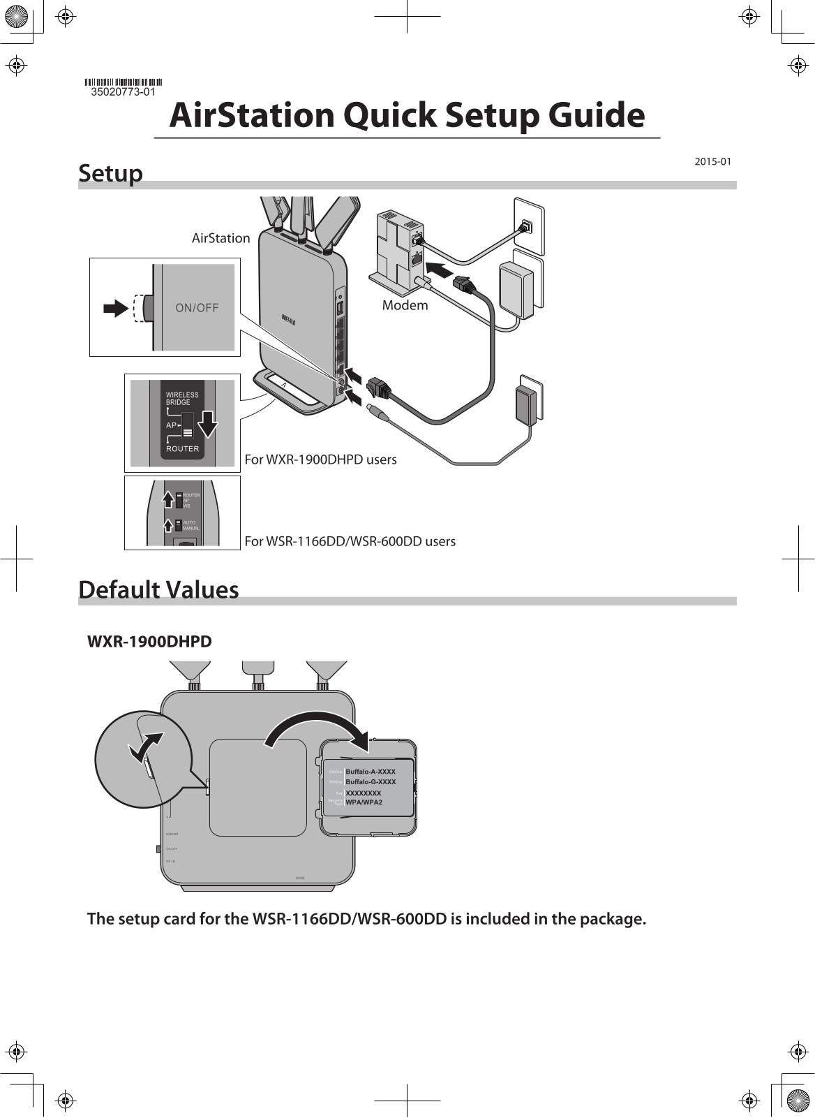 Buffalo WSR-600DHP User Manual