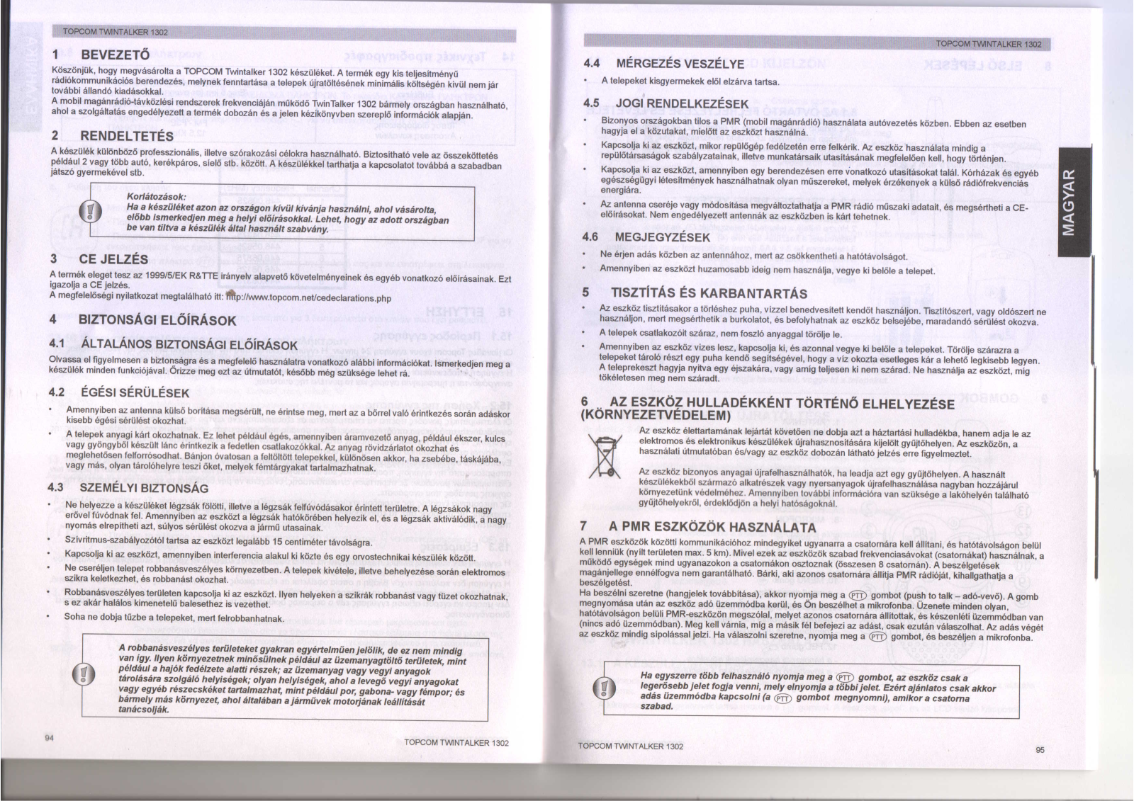 Topcom Twintalker 1302 User guide