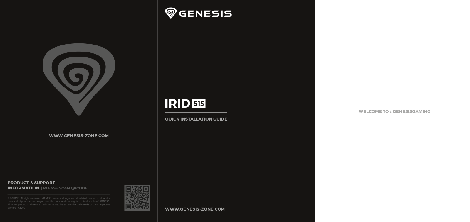 GENESIS Irid 515 User guide - ManualMachine.com