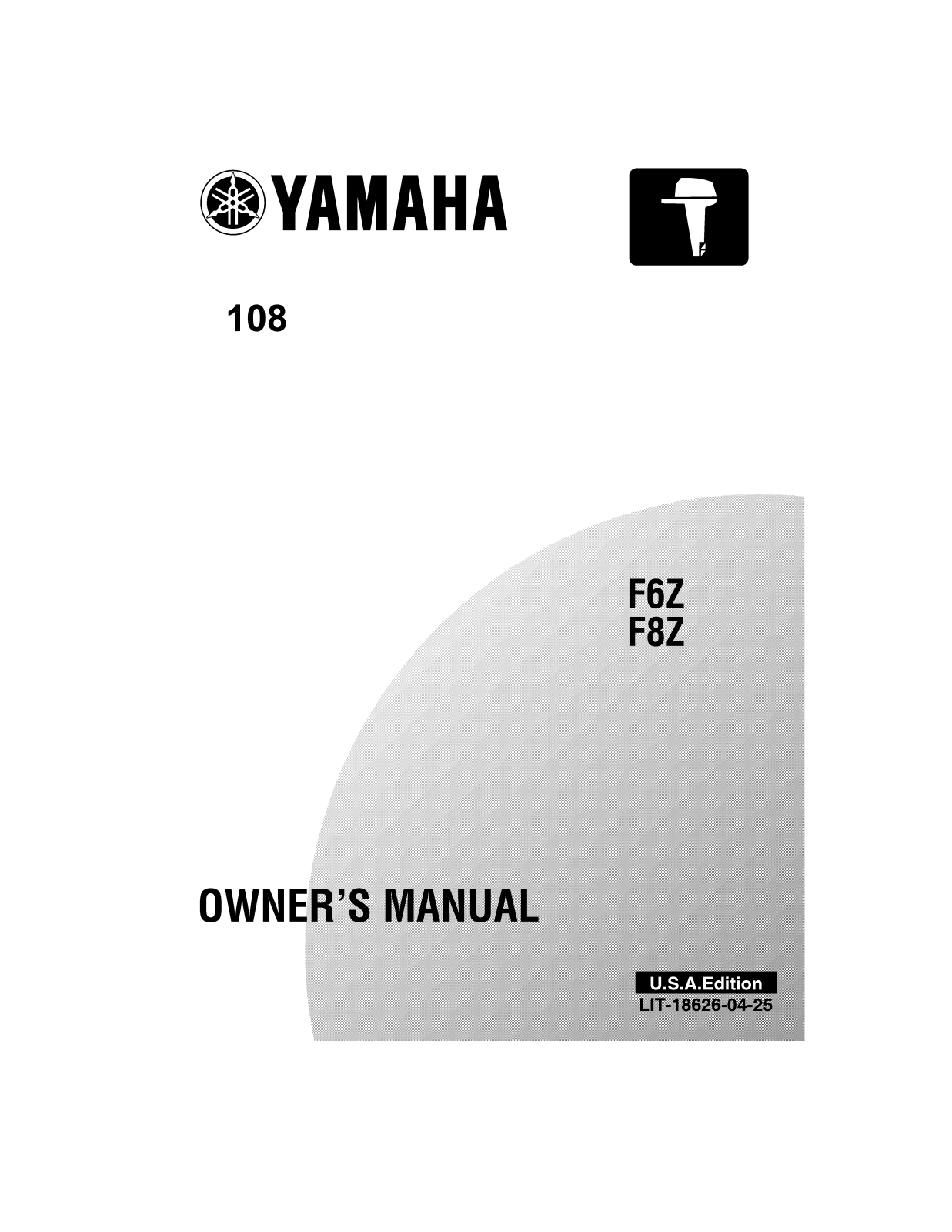 Yamaha F6Z, F8Z Owner's Manual