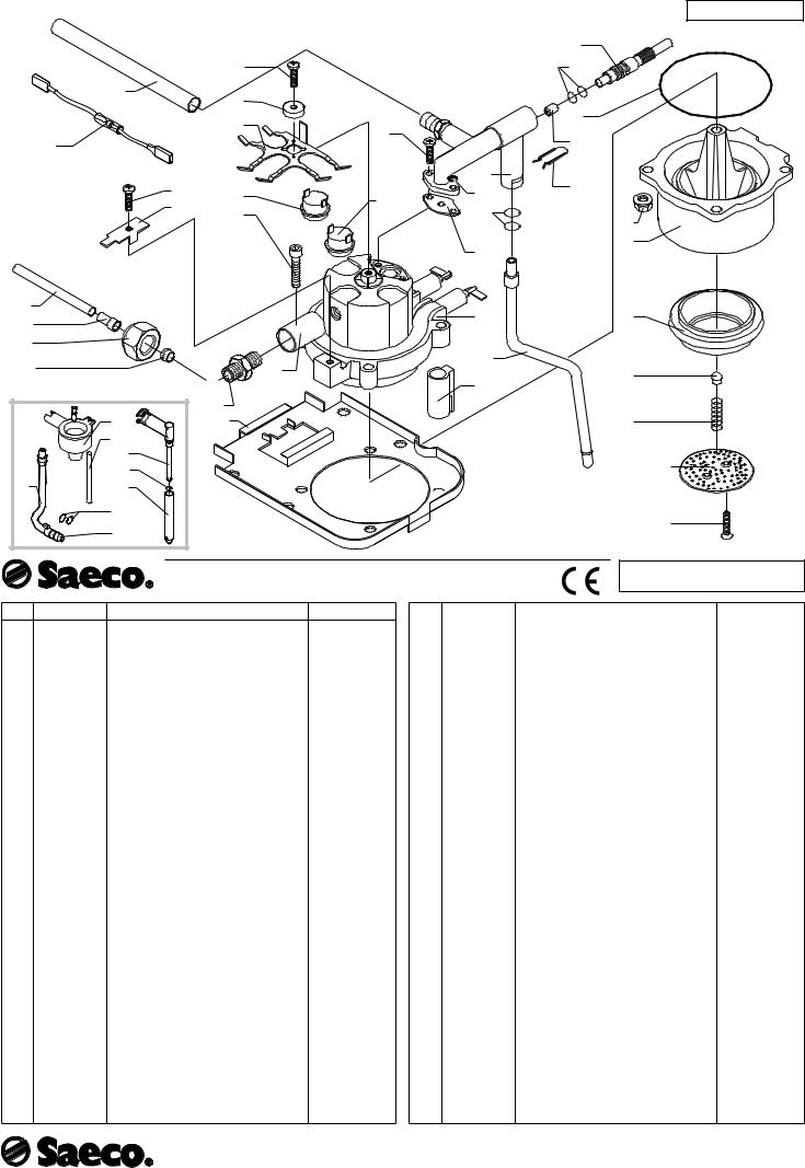 Saeco COM 004, SIN 013 Schematic