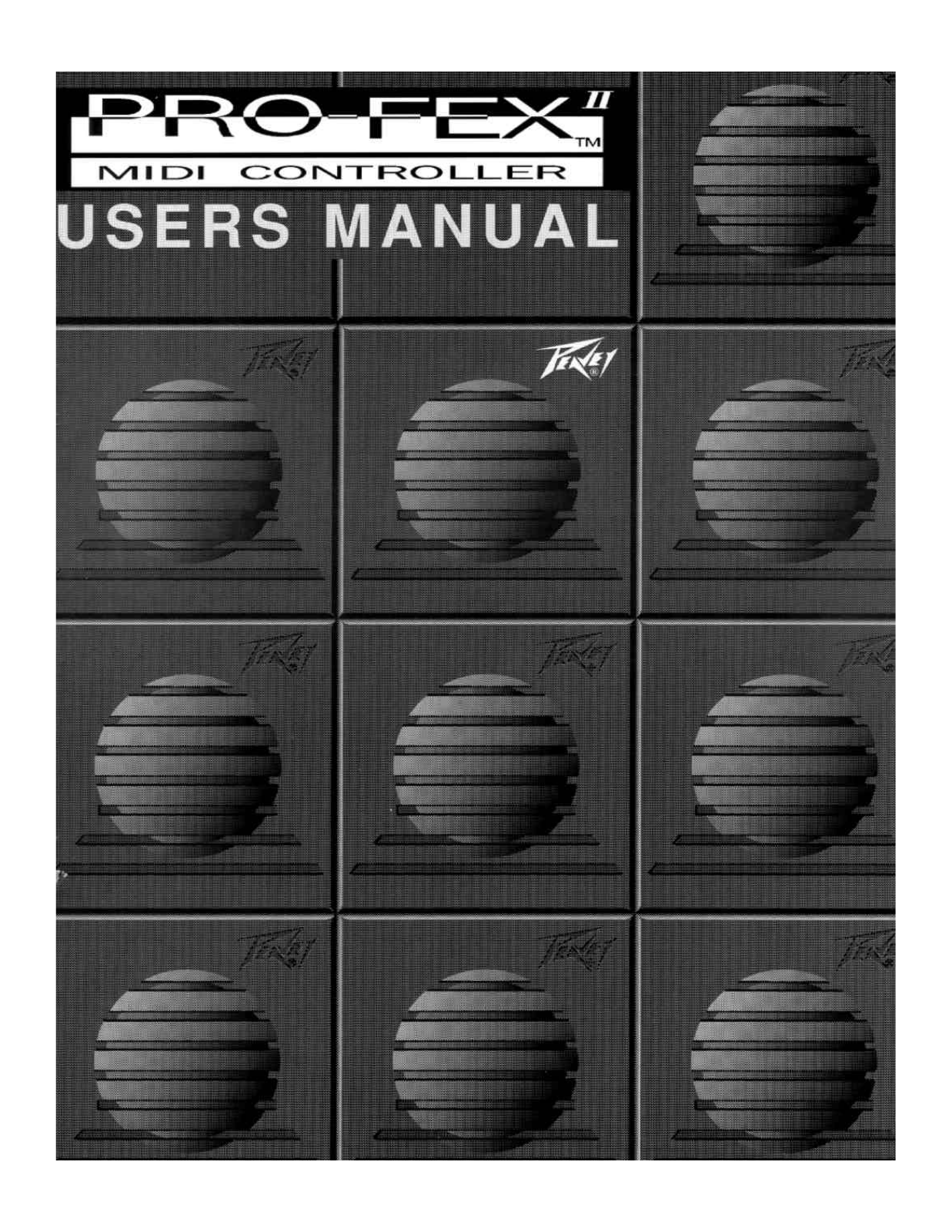 Peavey PRO-FEX User Manual