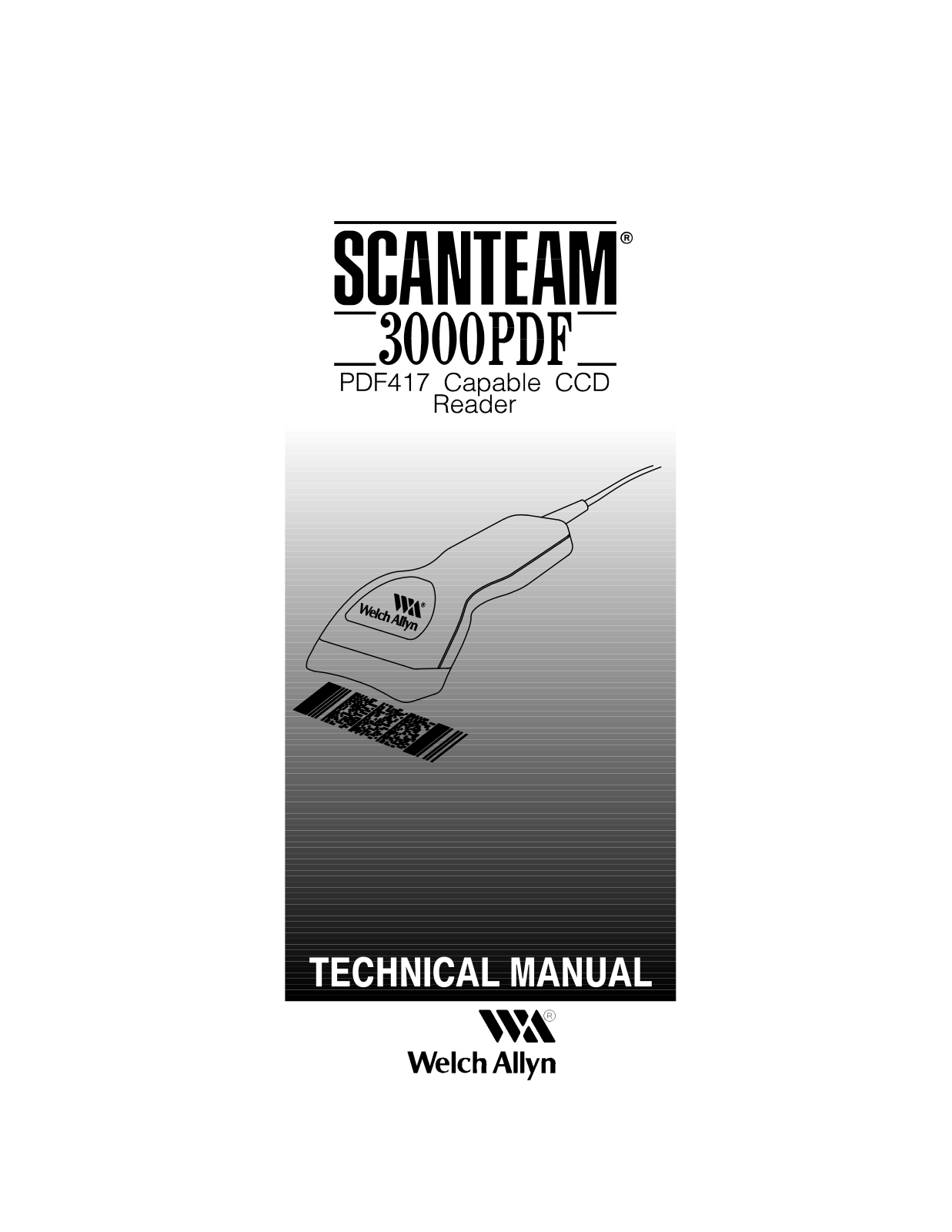 Welch Allyn SCANTEAM 3000PDF Techical Manual