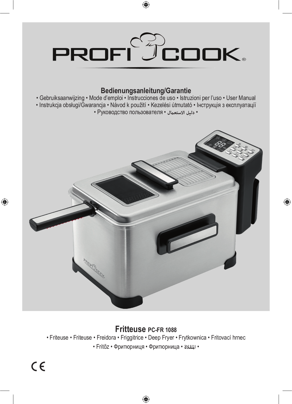 Proficook PC-FR 1088 operation manual