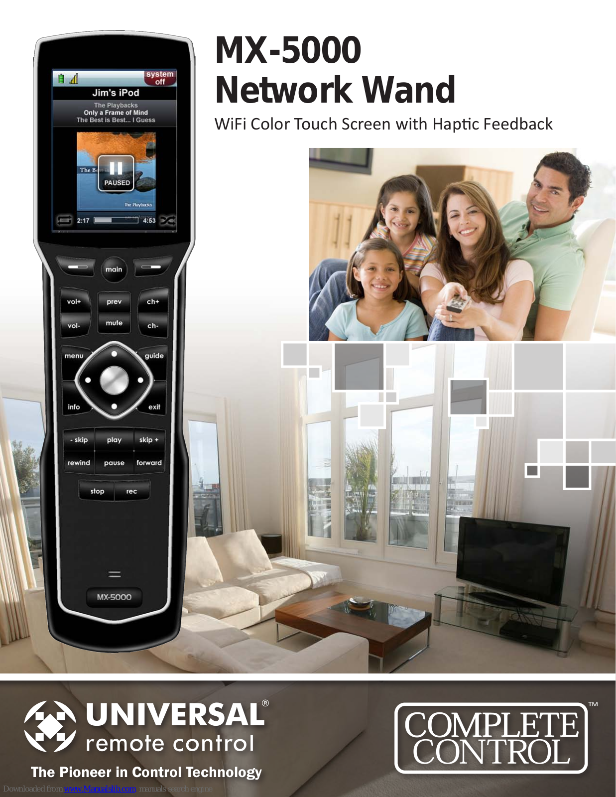 Universal Remote Control MX-5000 Network Wand Brochure