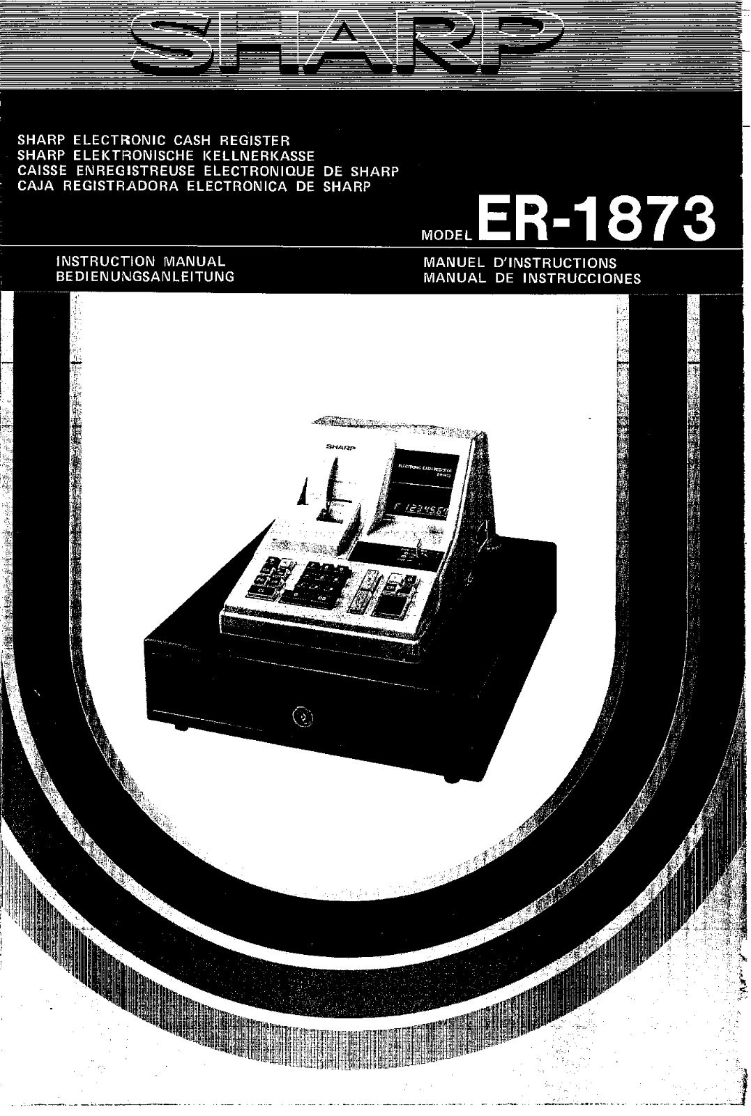 Sharp ER-1873 Instruction Manual