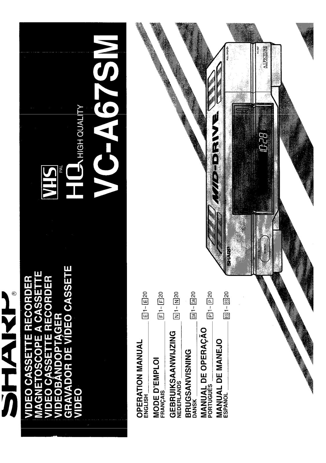 Sharp VC-A67SM User Manual