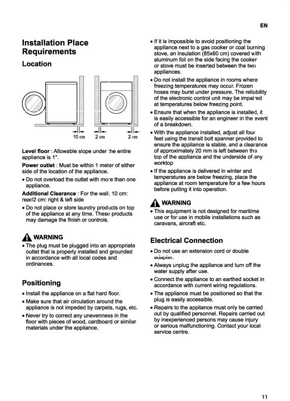 LG F07J5QNPS Owner’s Manual