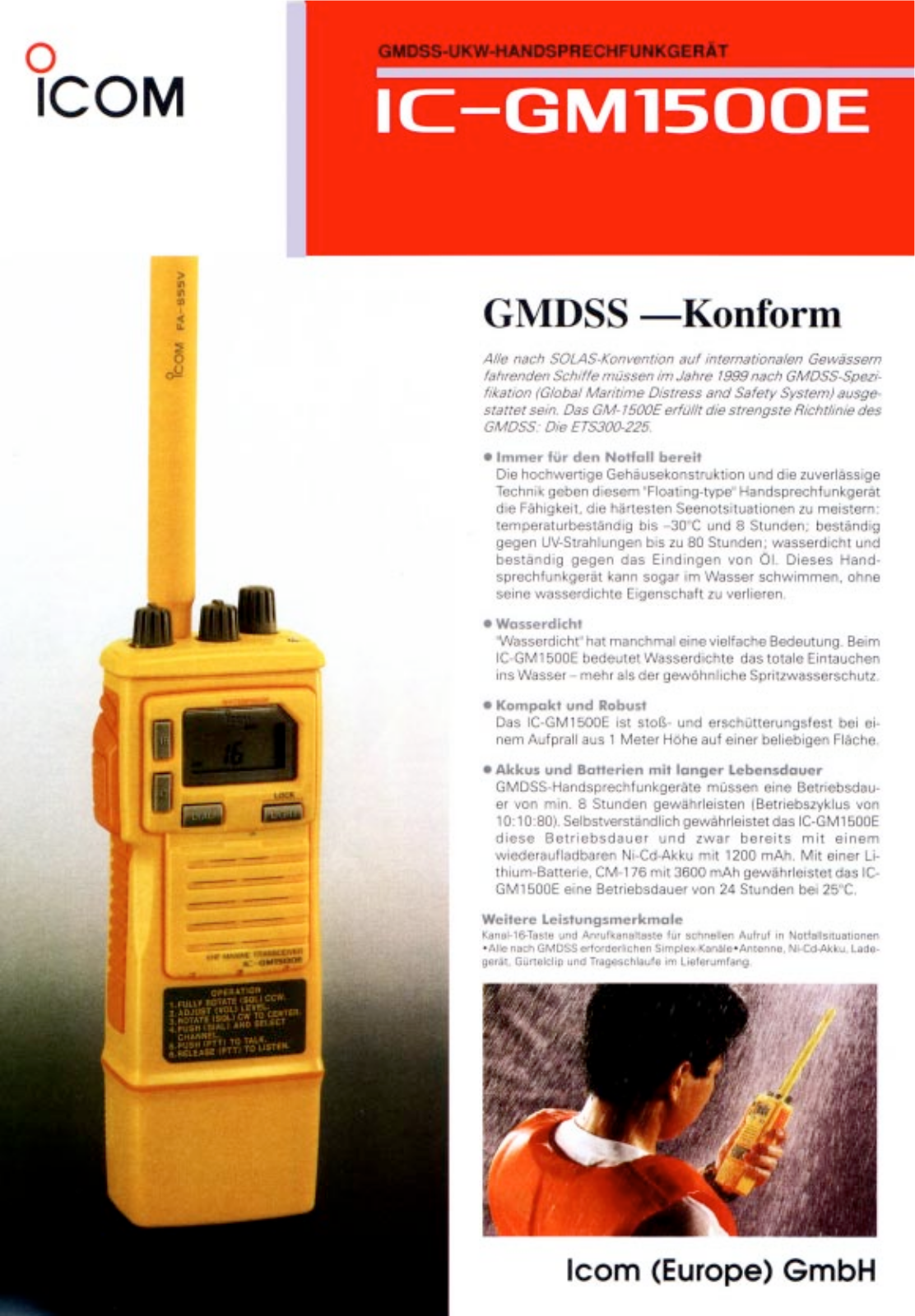 Icom IC-GM1500E User Manual