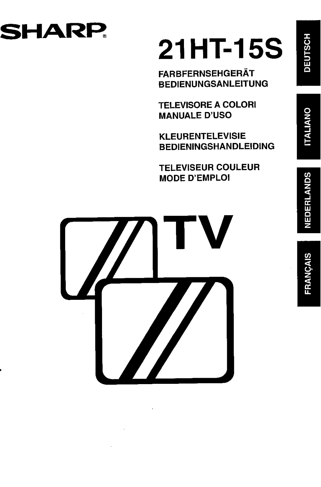 SHARP 21HT-15S User Manual