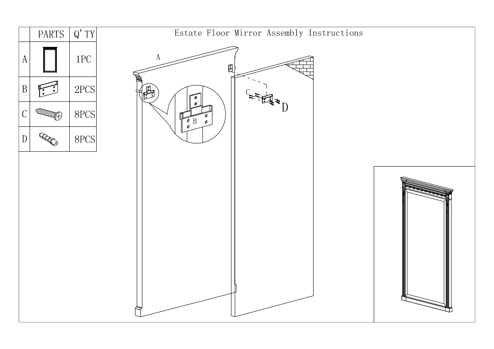 Essentials for Living 8065AGRYPNE Assembly Guide