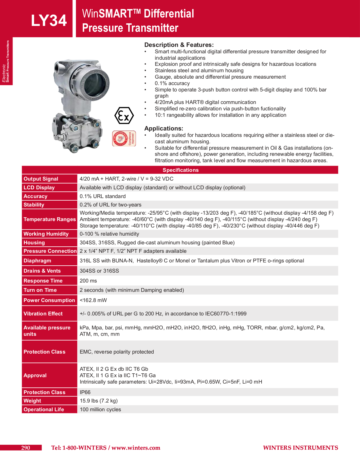 Winters LY34 User guide - ManualMachine.com