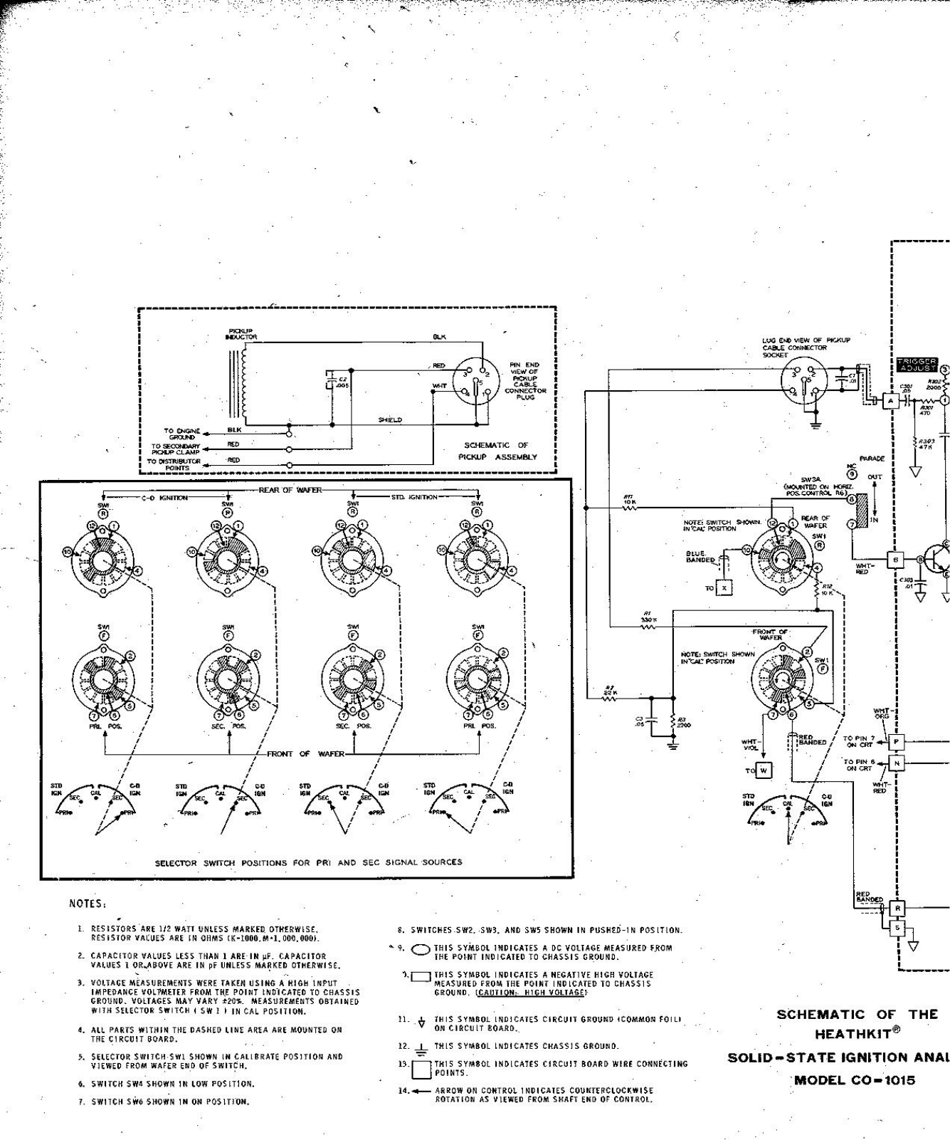 Heathkit CO-1015 Schematic