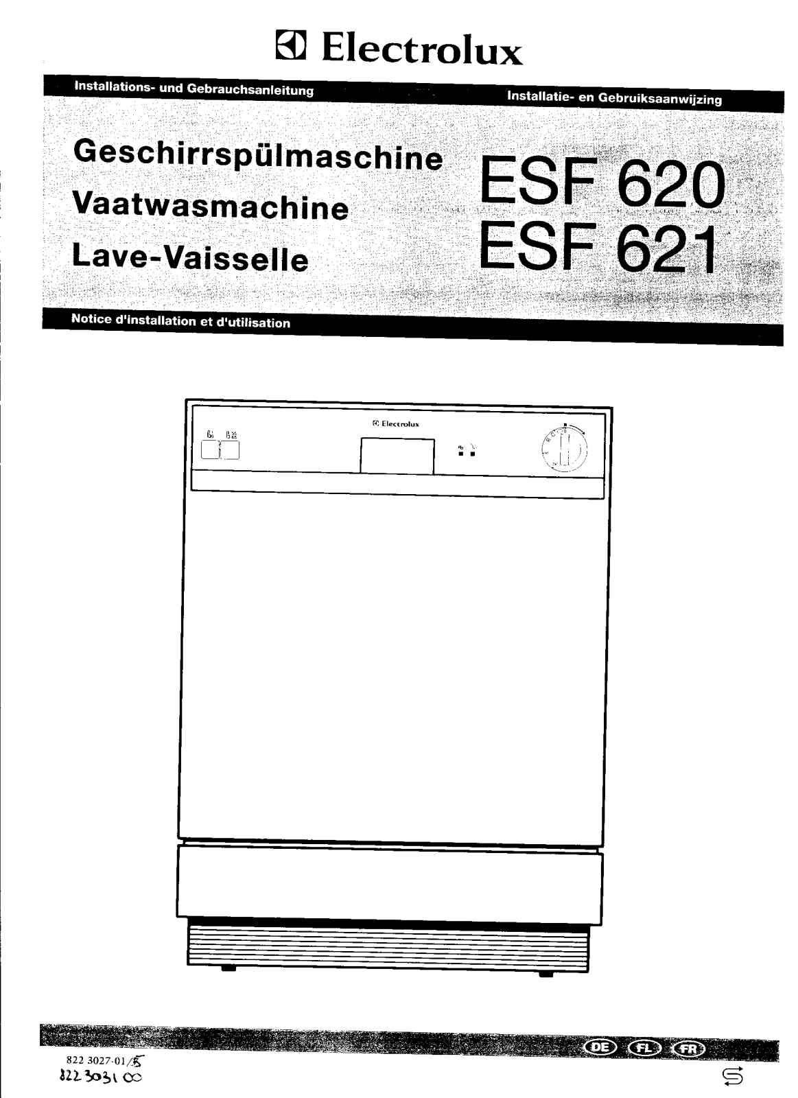 electrolux ESF621, ESF620 User Manual