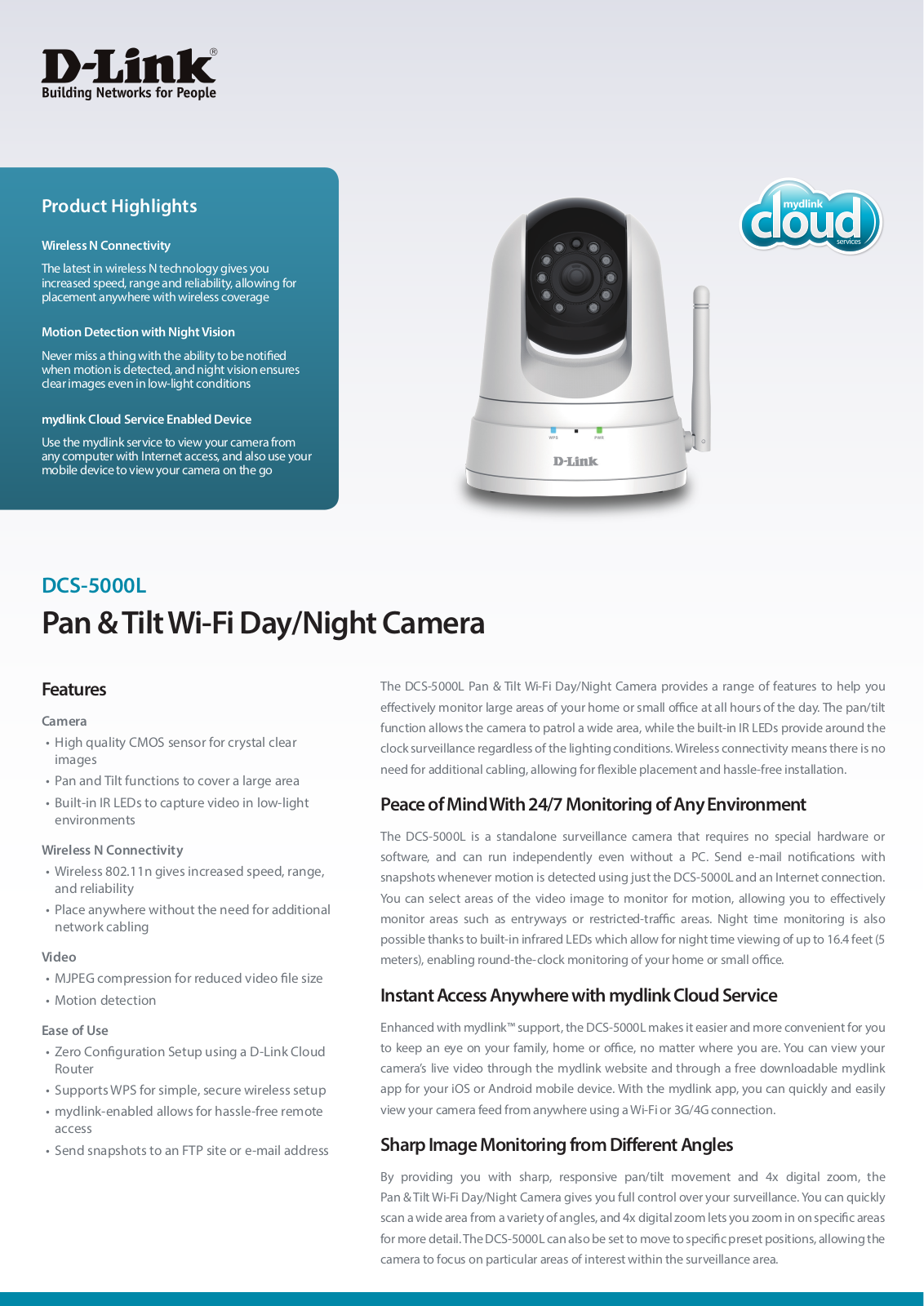 D-Link DCS-5000L User Manual