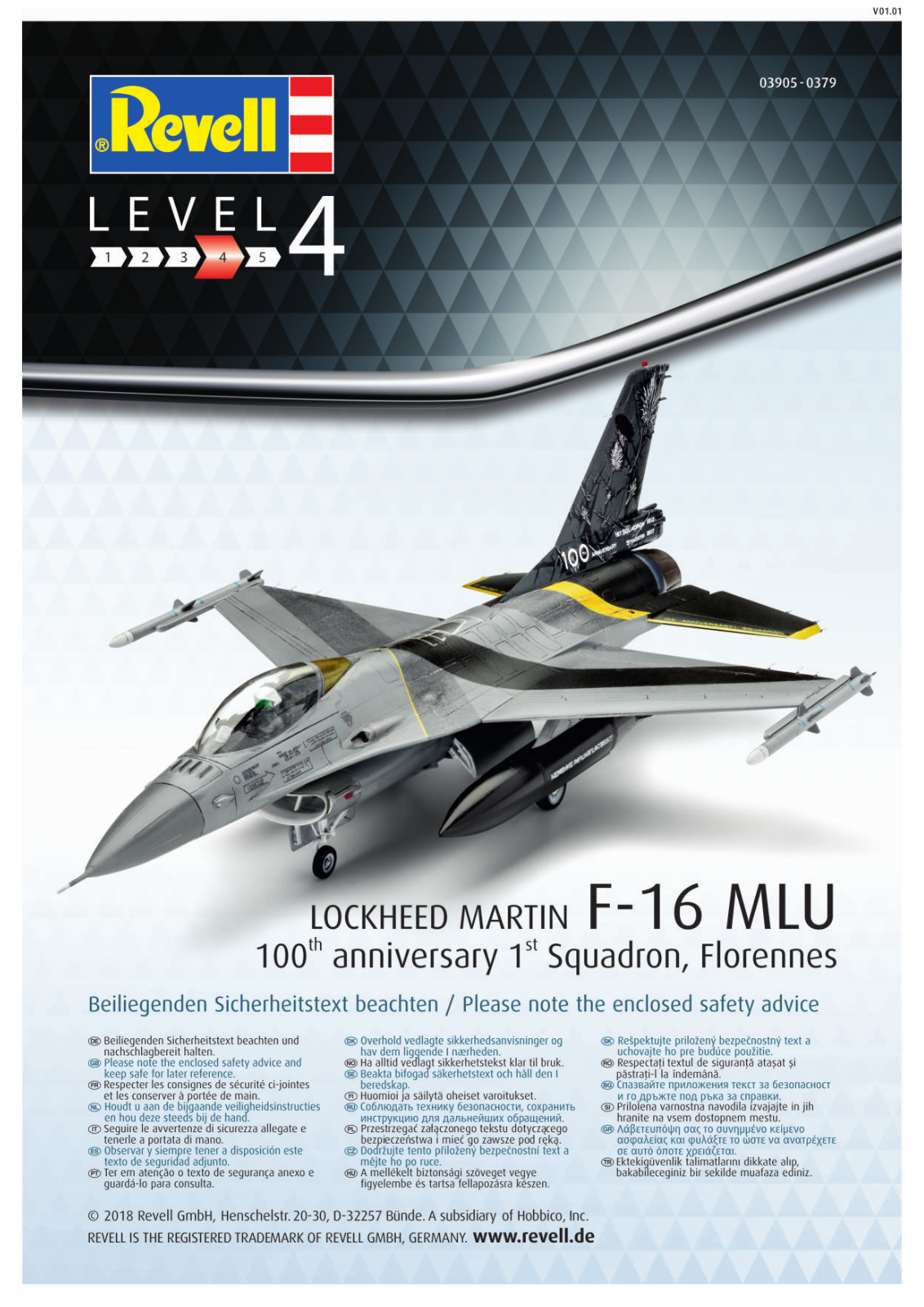 Revell Lockheed Martin F-16 MLu User Manual