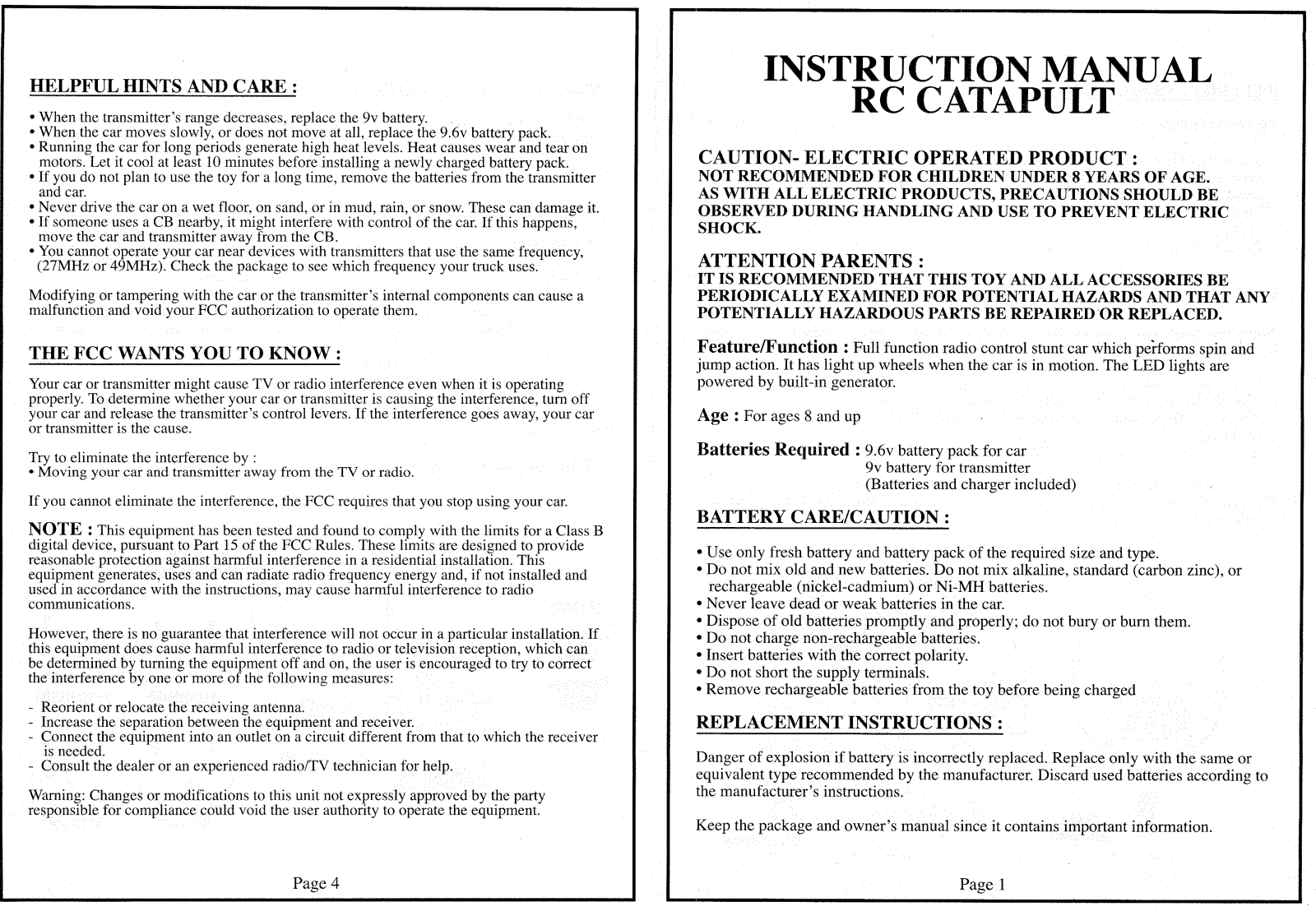 K and B 60232R, 60231T, 60232T User Manual