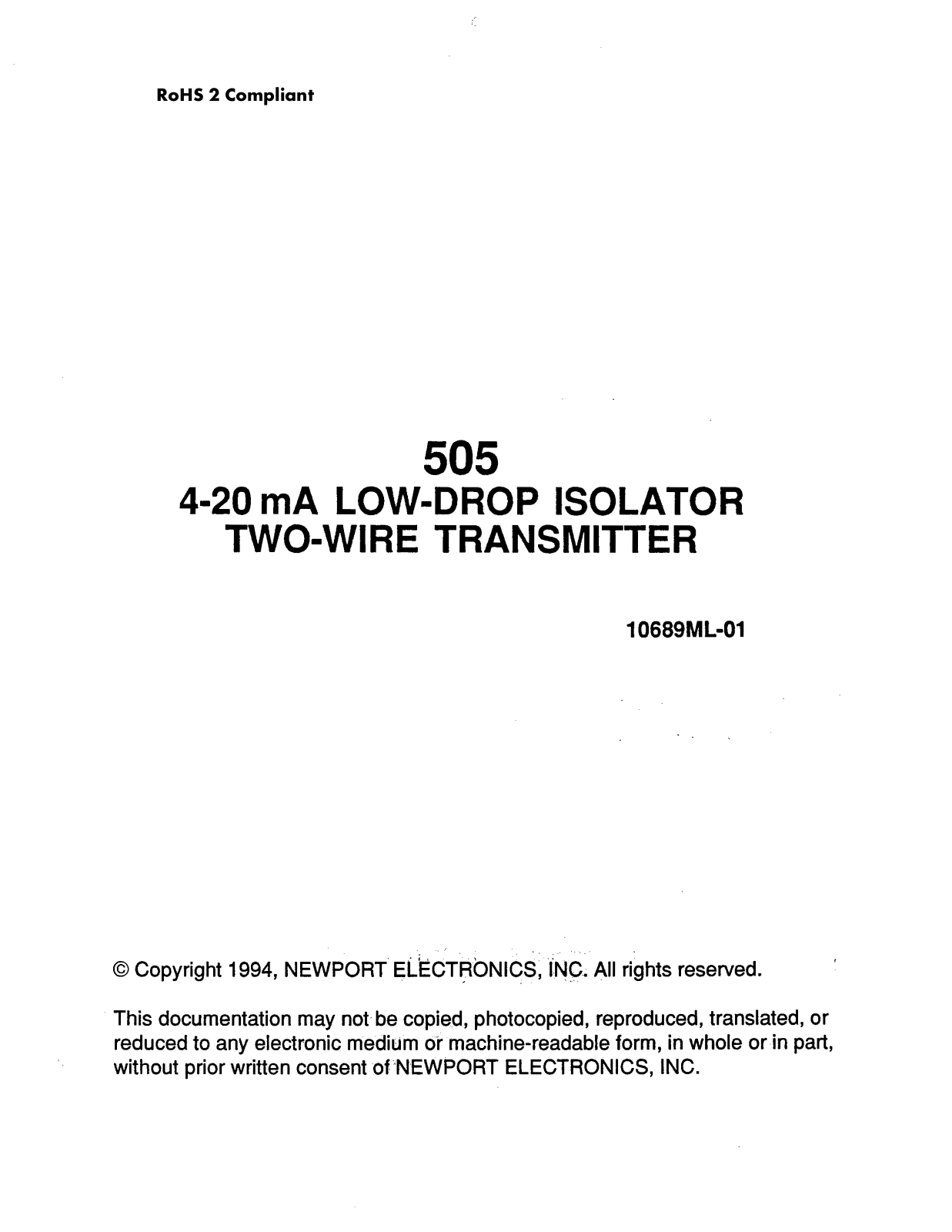 Omega 505 User guide - ManualMachine.com