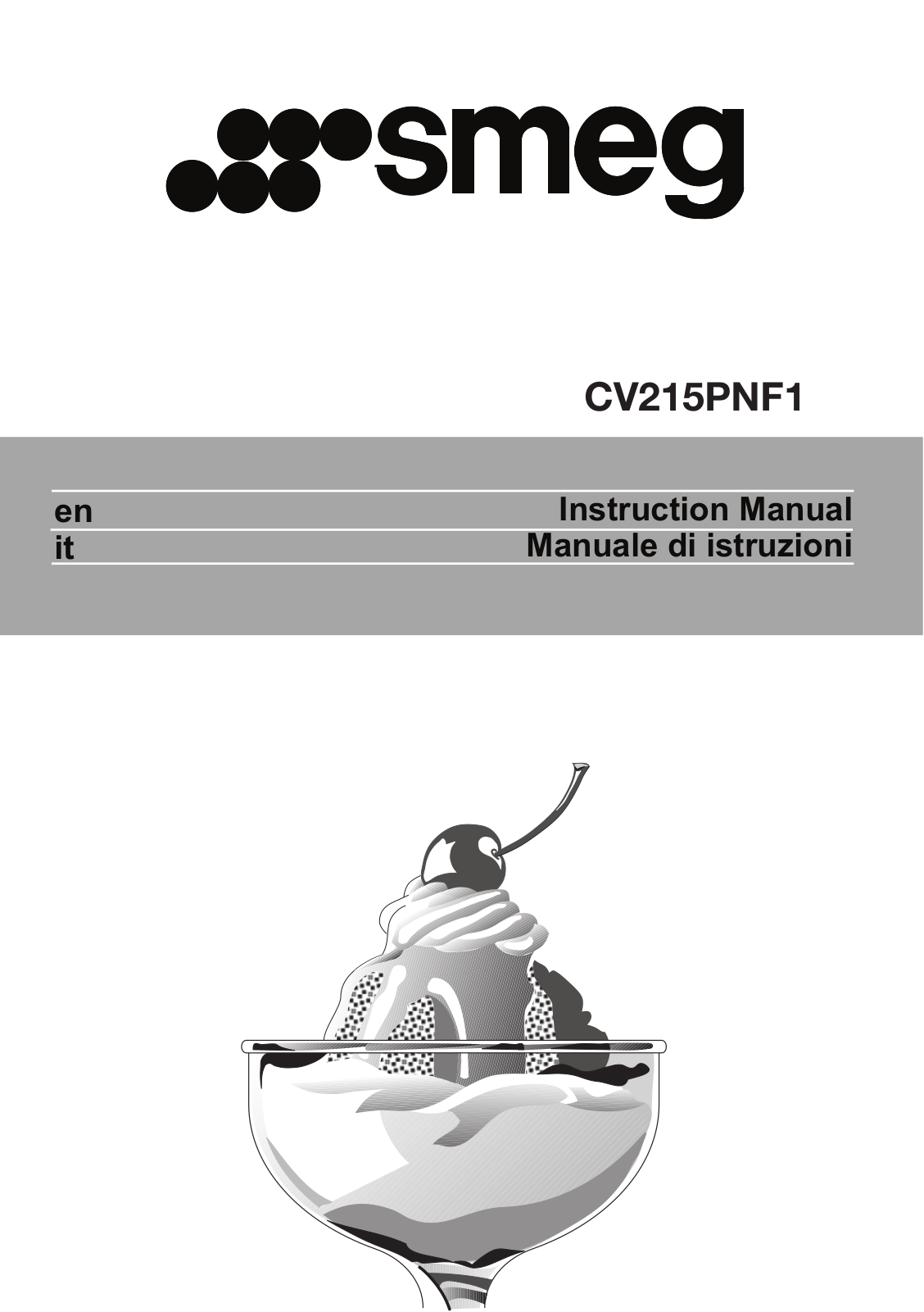 Smeg CV215PNF1 User Manual