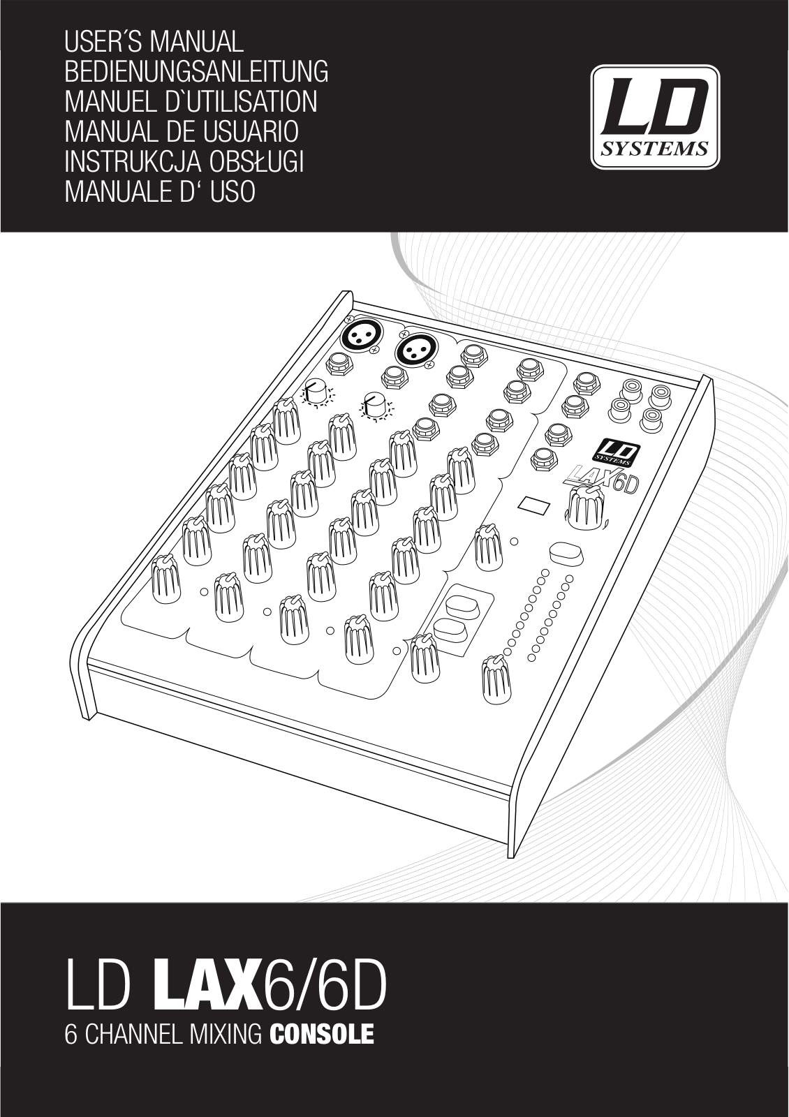 LD Systems LAX 6 D User Manual