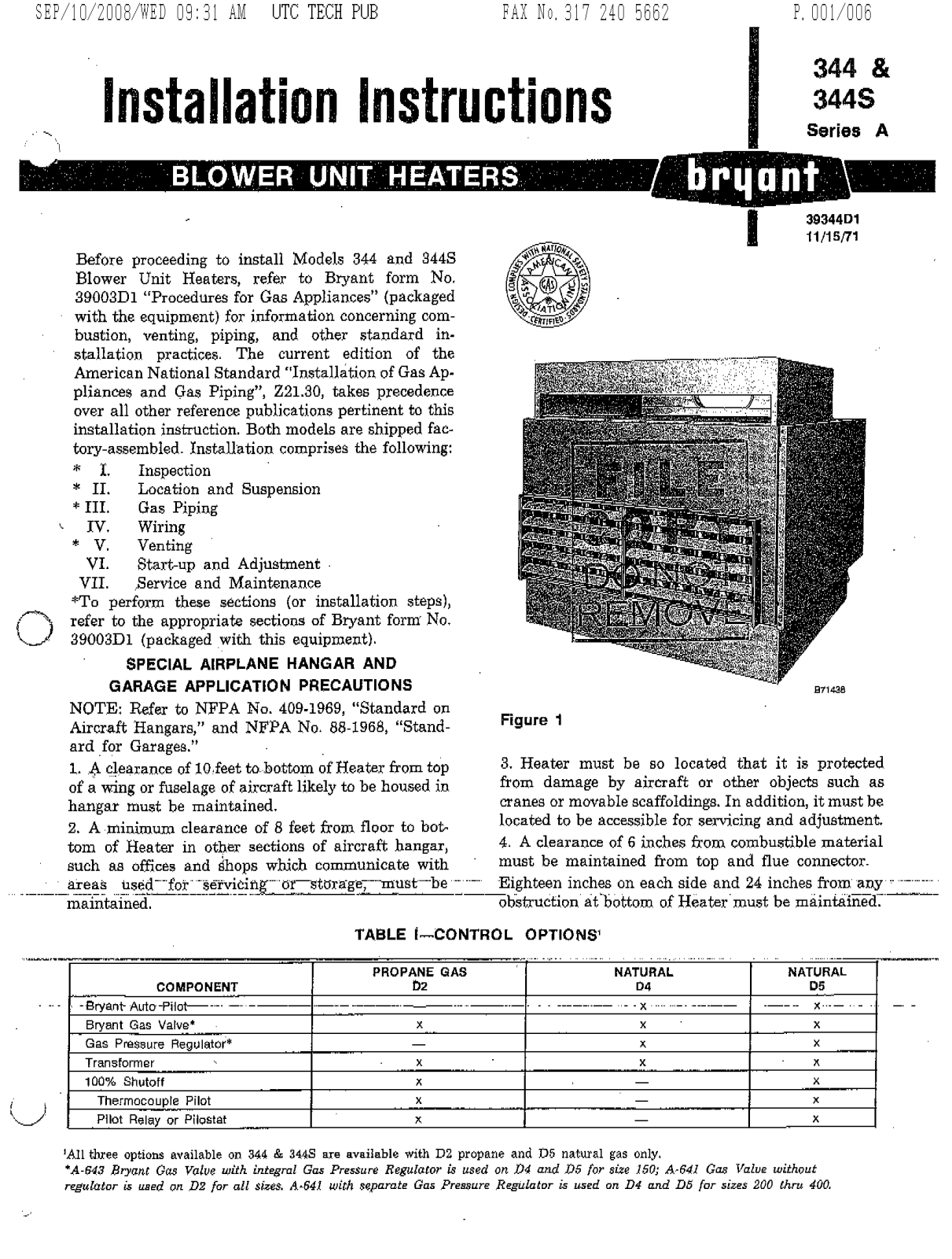 Bryant 344S, 344 User Manual