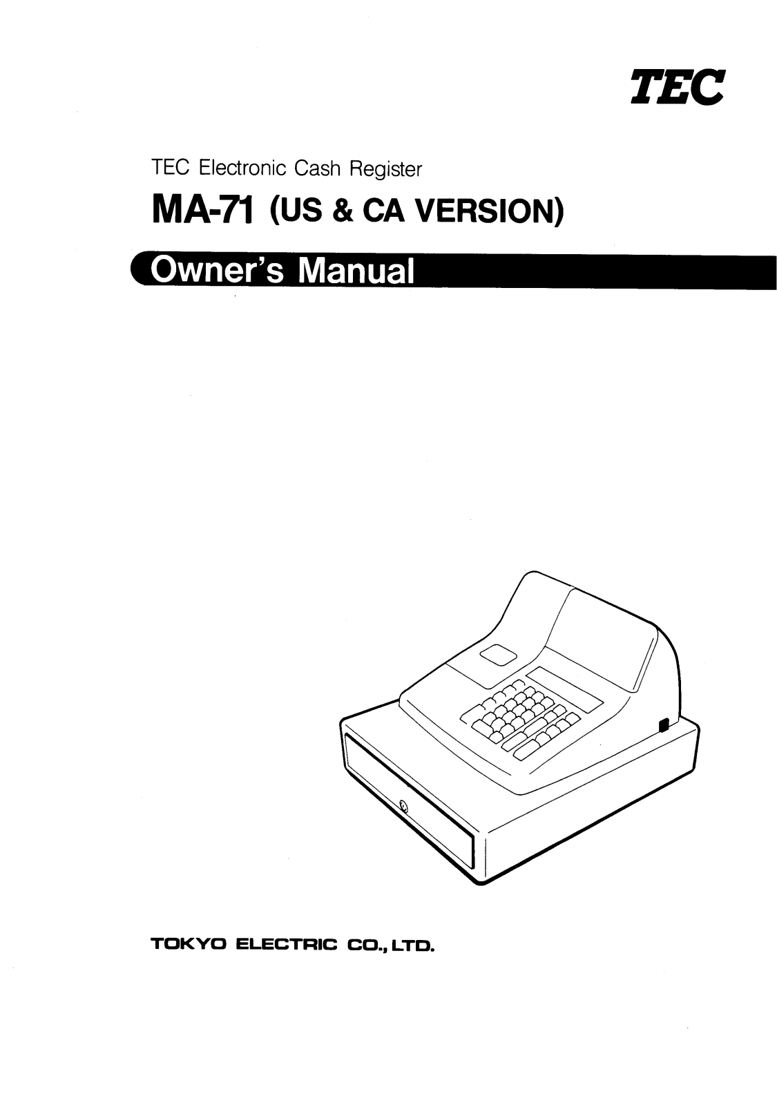 Toshiba MA-71 User Manual