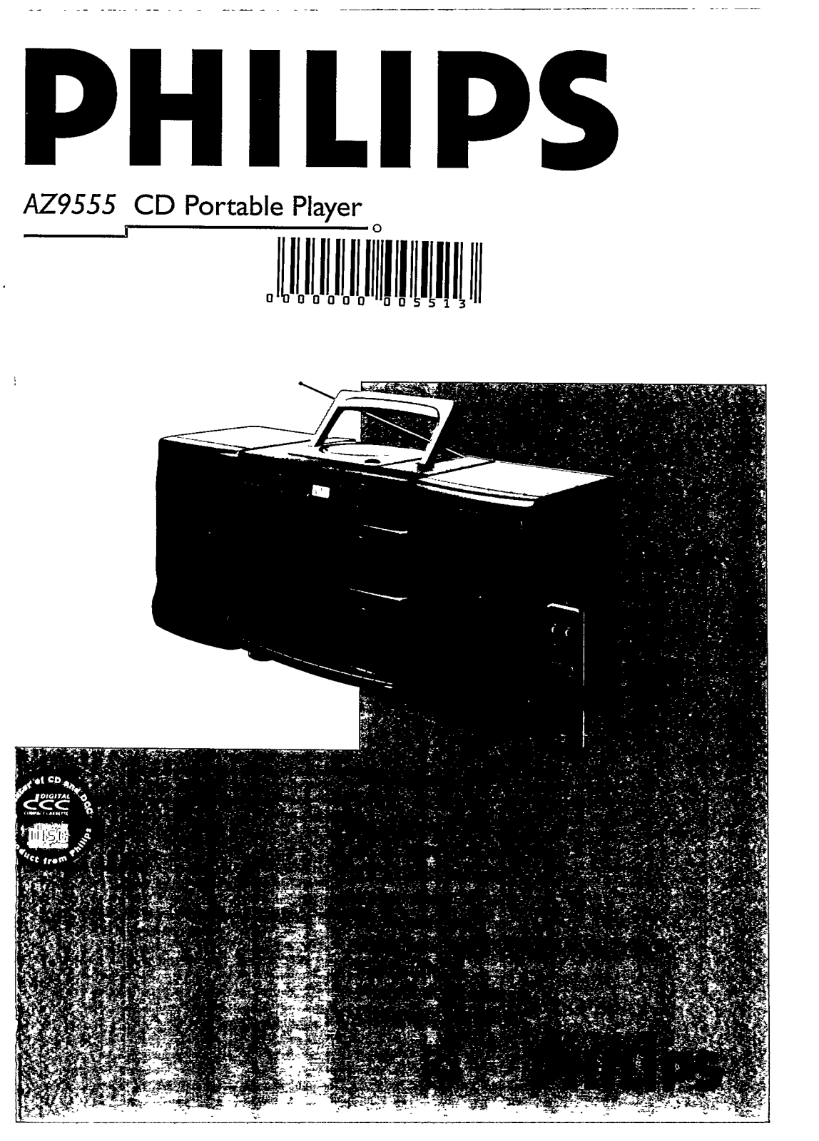 Philips AZ9555/00, AZ9555 User Manual