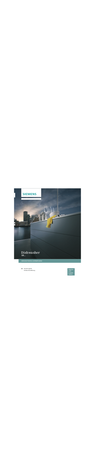 Siemens SR44M530EU User Manual