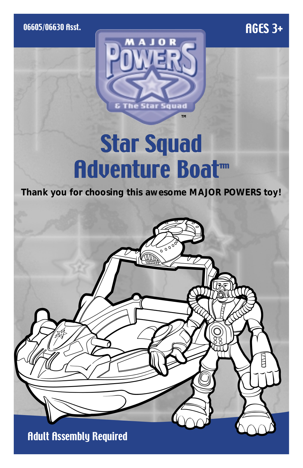 Hasbro Star Squad Adventure Boat User Manual