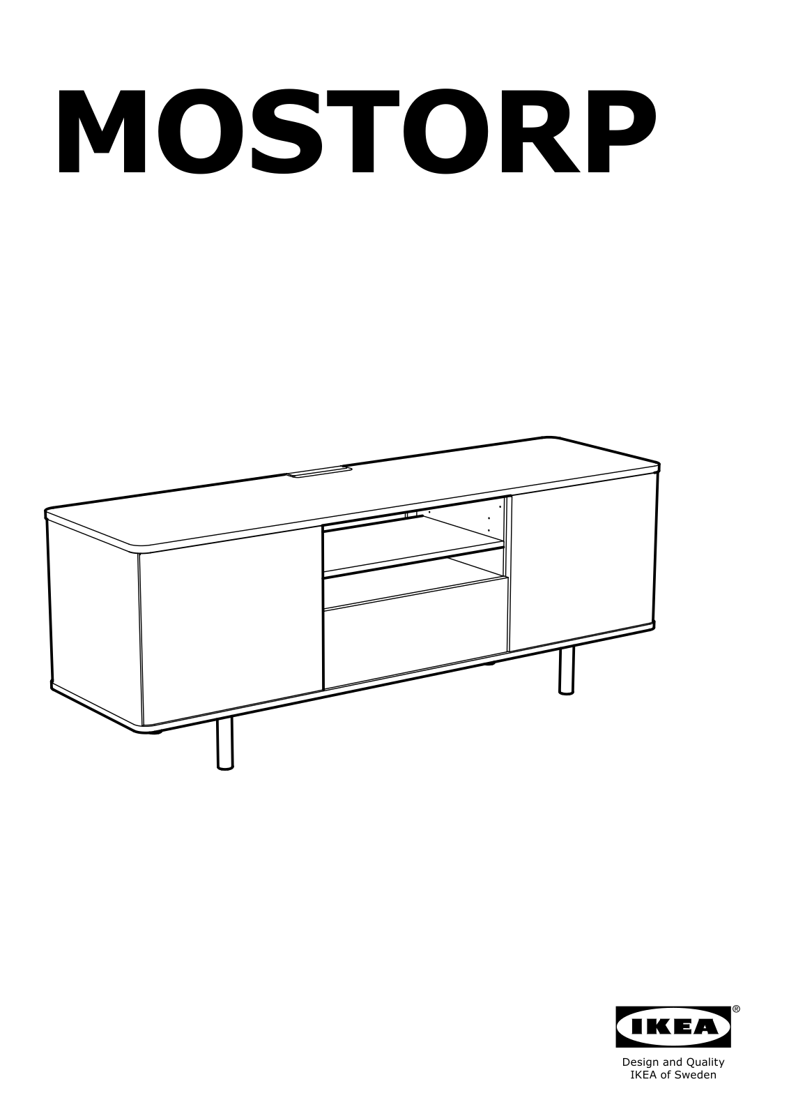 IKEA MOSTORP User Manual