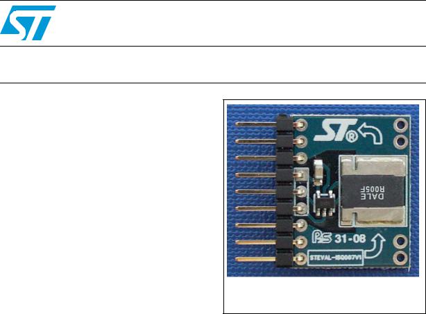 ST ISQ007V1 User Manual