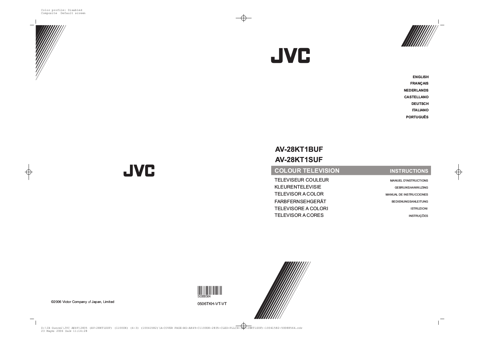 JVC 0506TKH-VT-VT User Manual