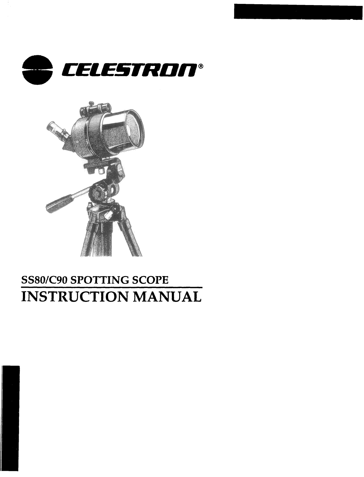 Celestron SS80 User Manual