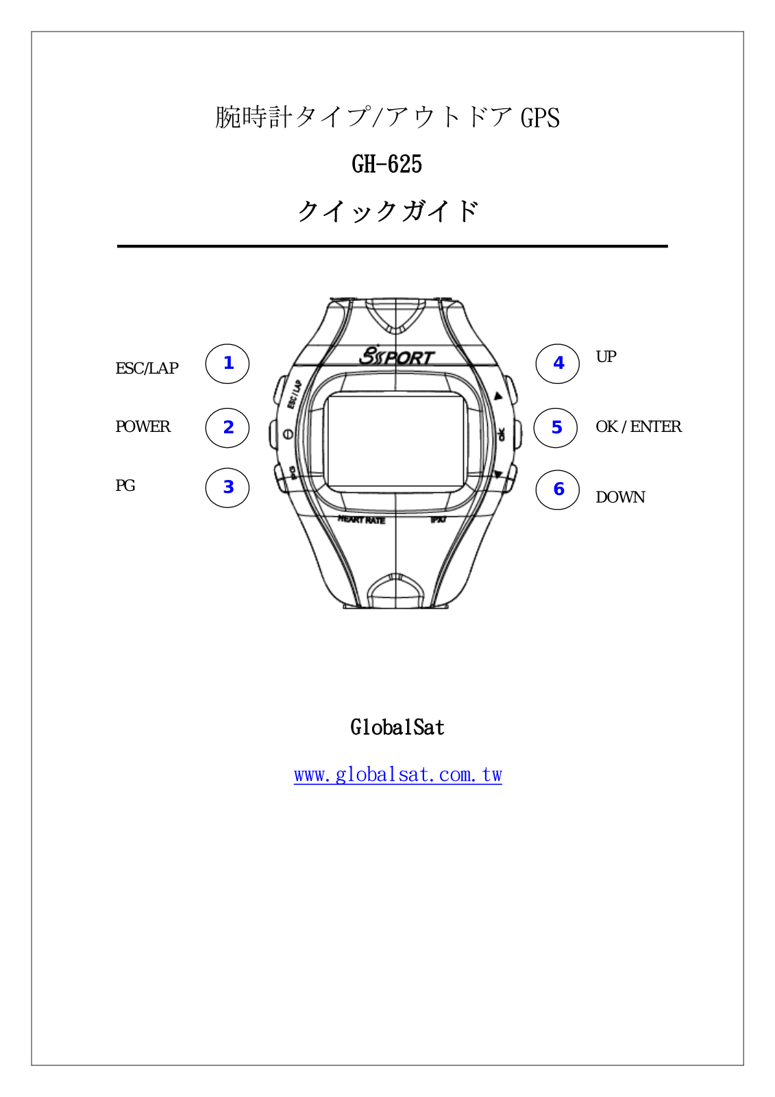 Globalsat GH-625 Quick Start Guide - ManualMachine.com