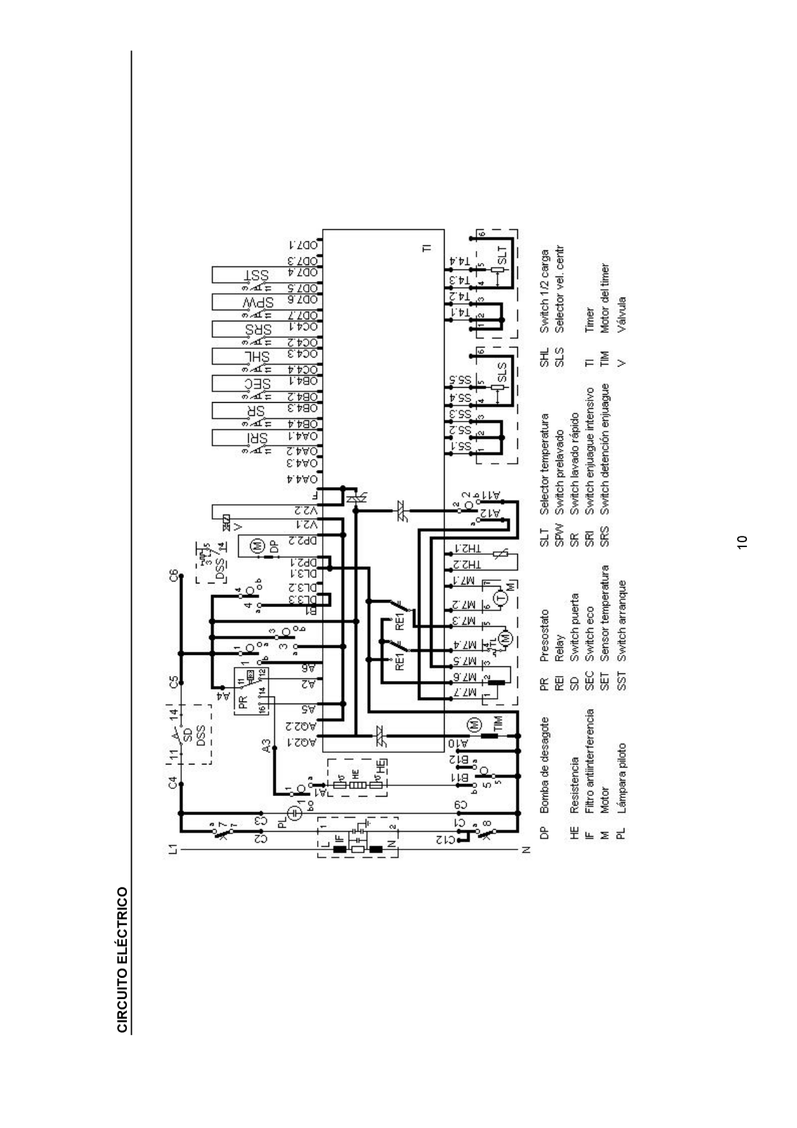 Whirlpool AWM283 Diagram