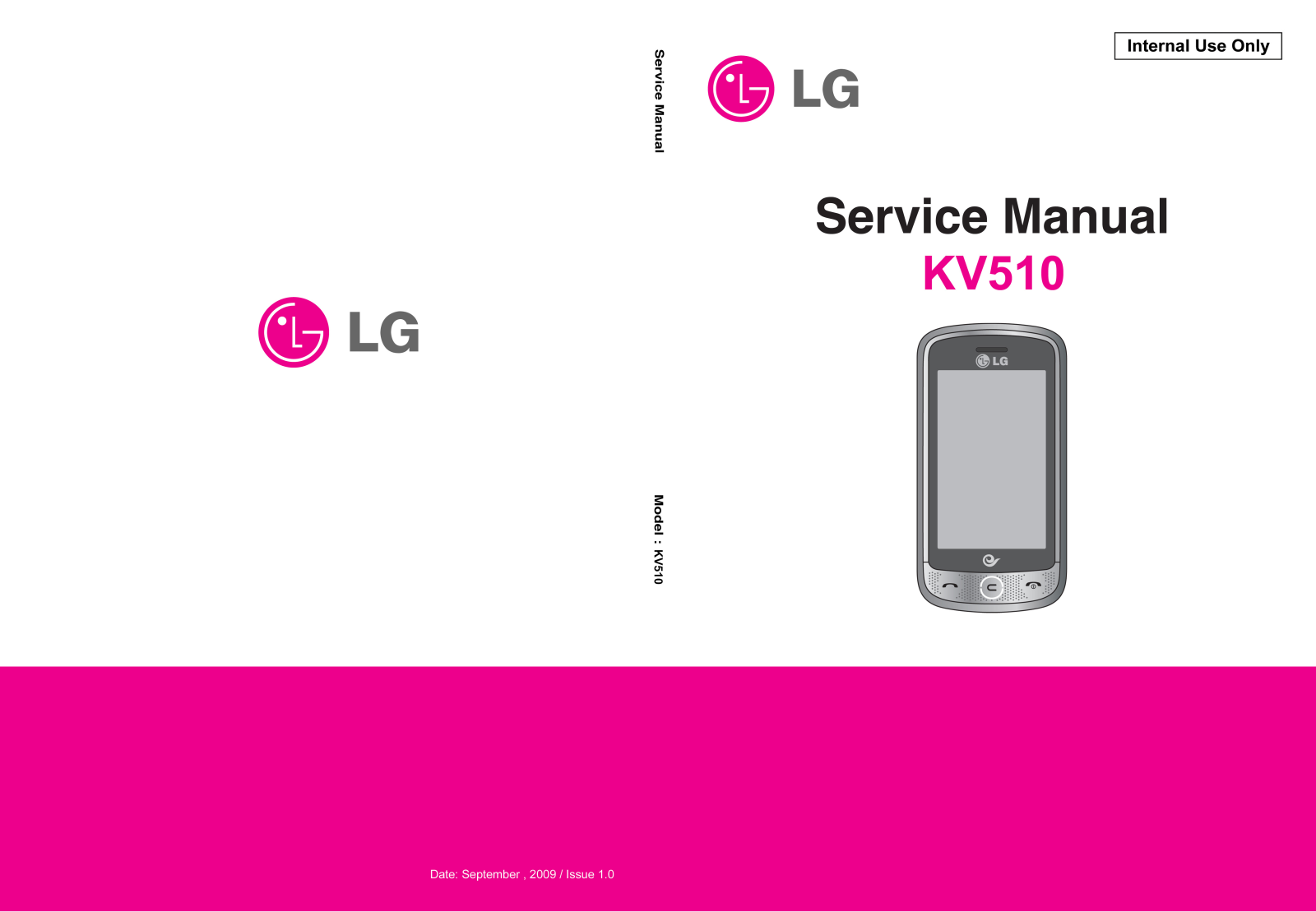 LG KV510 Service Manual